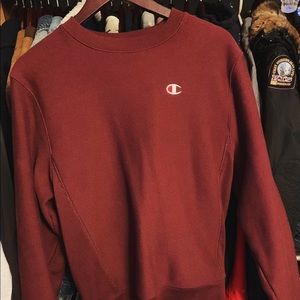 Champion Reverse Weave Sweatshirt Maroon S
